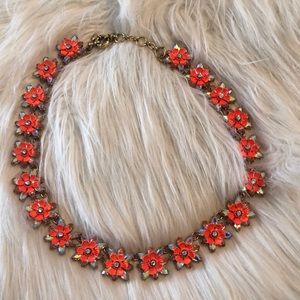 J. Crew Flower Necklace